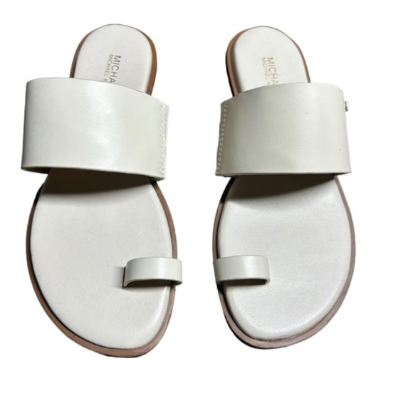 Michael Kors August Slide Flat Toe Ring Sandals - Picture 3 of 10